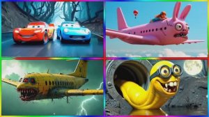 МОЛНИЯ МАКВИН против ЗАРАЖЕННЫЕ МИНЬОНЫ — Битва Монстров и Эволюция Машин EXE 🏎️⚡️