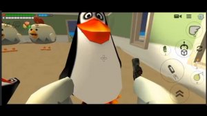 Побег От Пингвинов В Чикен Ган 4 Серия