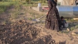 314ч.Кочевая жизнь Марьям: строительство убежища и посадка деревьев весной