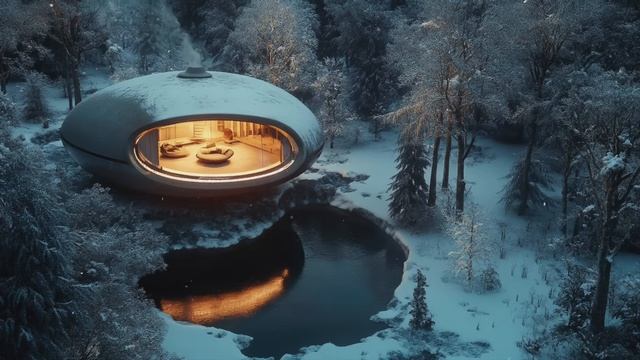 Solstice： SciFi Ambient Music & Dronescape ❄️🎧 for Cozy Winter Celebrations (Relaxing White Noise)-