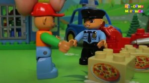 Видео с игрушками для детей - Работа полиции. Игрушечные поучительные мультфильмы