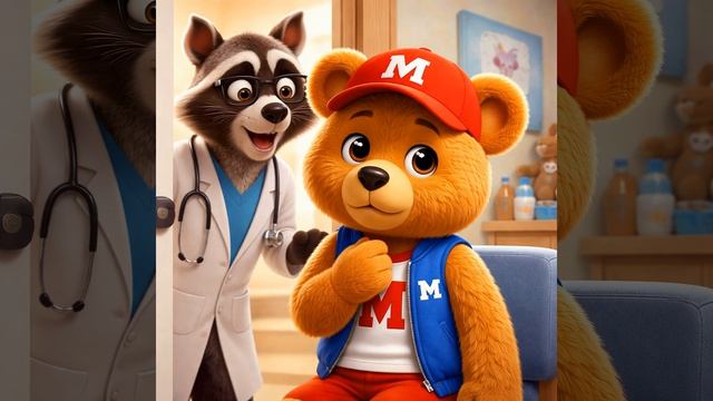 Мишка Макс идет к доктору | сказка для малышей 1–5 лет