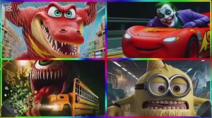 МЕГА АВТОБУС ПОЖИРАТЕЛЬ против ЧУ-ЧУ ЧАРЛЬЗ и ПАРОВОЗИК ТОМАС — Битва Монстров Часть 2 🚂🔥