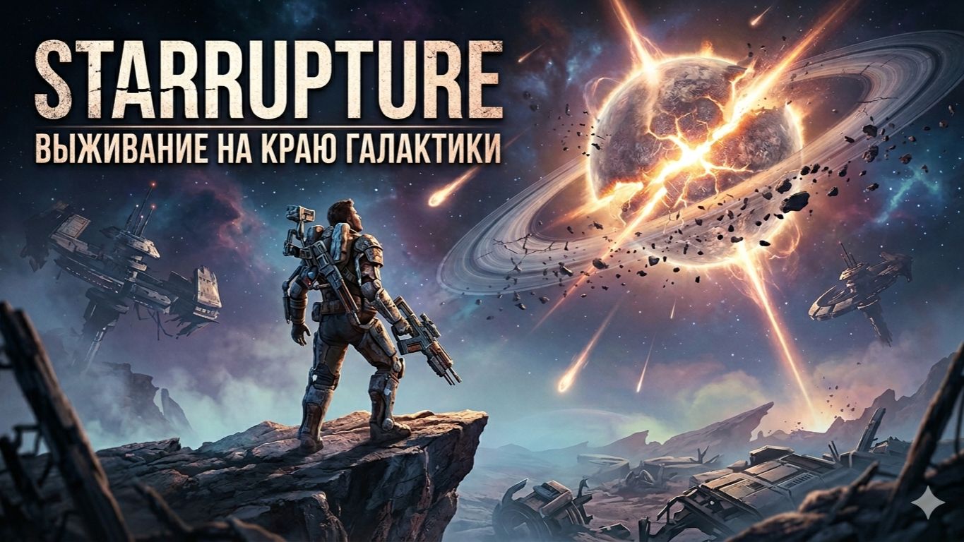STARRUPTURE: Выживание на краю галактики 🪐| Стрим #5