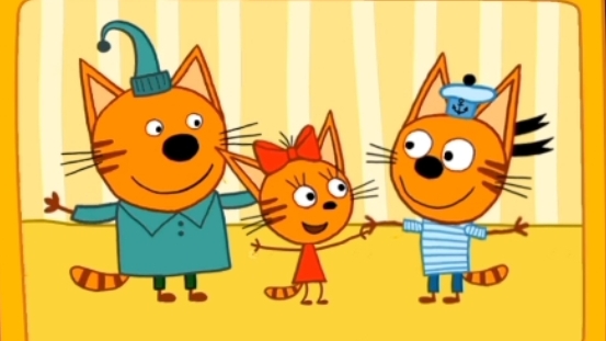 Три кота/ Снежные скульптуры