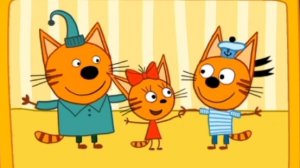 Три кота/ Снежные скульптуры