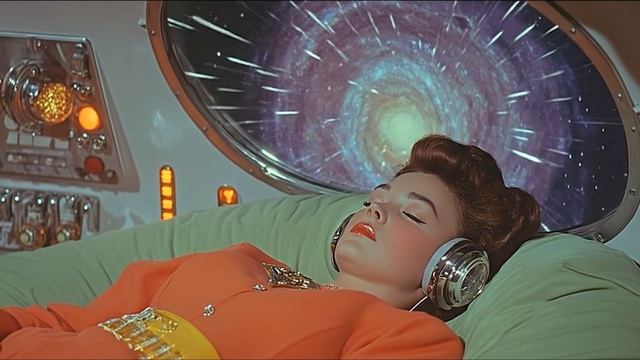 2 Hours of Sunday Afternoon in 1950s Luxury Suburbs ｜ Retro Sci-Fi Jazz for Sleep