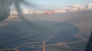 Ан-24 РВ прибытие в аэропорт и останов двигателей