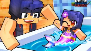 Играю за МАЛЫША-РУСАЛКУ в Minecraft! 🧜♀️💙 l СМОТРИМ ПО-РУССКИ