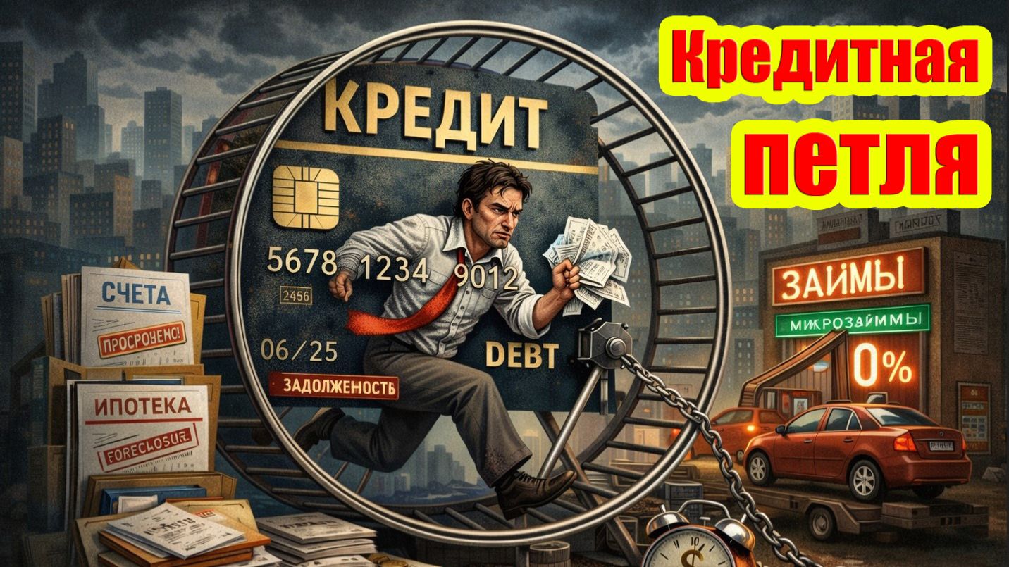 Кредитная ловушка: почему половина населения живет в долгах и как преодолеть этот барьер