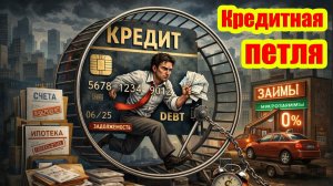 Кредитная ловушка: почему половина населения живет в долгах и как преодолеть этот барьер