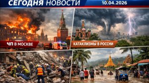 Сегодня Новости 10.04.2026 - Россия, Москва, ЧП, Катаклизмы, События Дня, Таиланд Индия США Европа