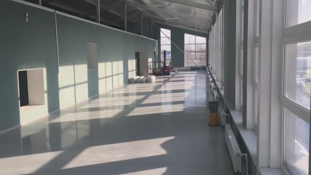 Здание из металлоконструкций после отделки