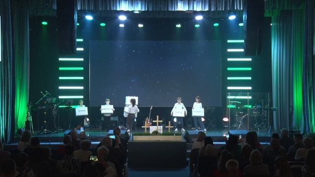 Детская пасхальная сценка. 2024 г.