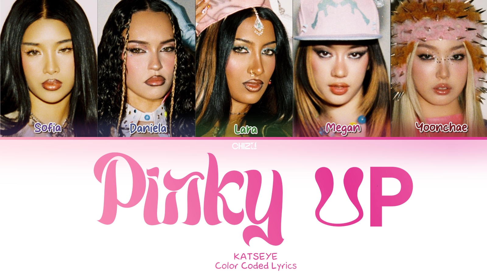 KATSEYE PINKY UP кириллизация ：перевод на русский