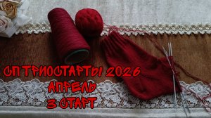 СП ТРИОСТАРТЫ 2026|АПРЕЛЬ|СТАРТ 3|УЧАСТНИК 11|ЖЕНСКИЕ НОСОЧКИ СПИЦАМИ