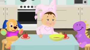 🍿 НЯМ-НЯМ 🥣 ВЕСЕЛАЯ ПЕСЕНКА про еду🍭 КРОЛИК БОБО 🍬  🔗