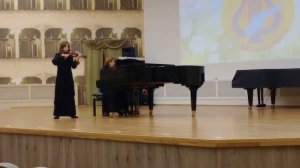 А.Шнитке. Фуга. Исполняет Рогова Вероника. Концертмейстер Ирина Тюленева .