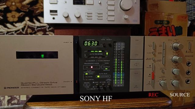 Кассетная дека PIONEER CT-980 после ремонта