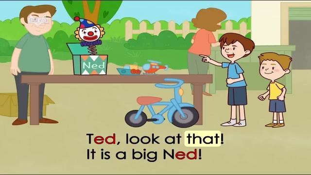 Word Families Episode 12 -- A Red Bed (-ed) CVC Words