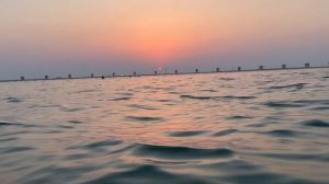 Шум волн Персидского залива. Закат в Дубае