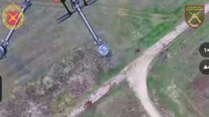 Кадры с передовой.Бойцы 102-го гвардейского мотострелкового полка уничтожают гексакоптеры «Баба Яга»