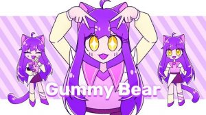 Мем с мармеладным мишкой