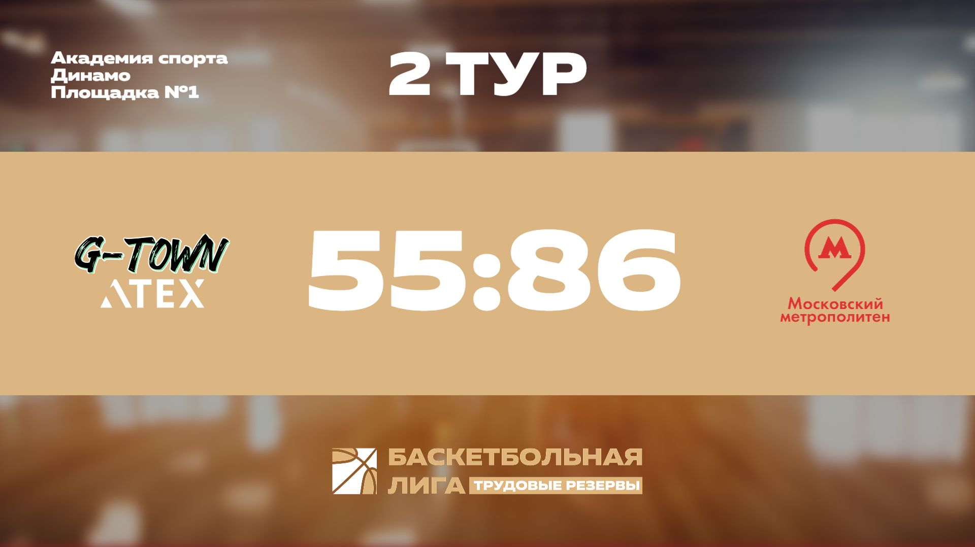 Обзор | 2 тур |  G-Town ATEX - Московский метрополитен