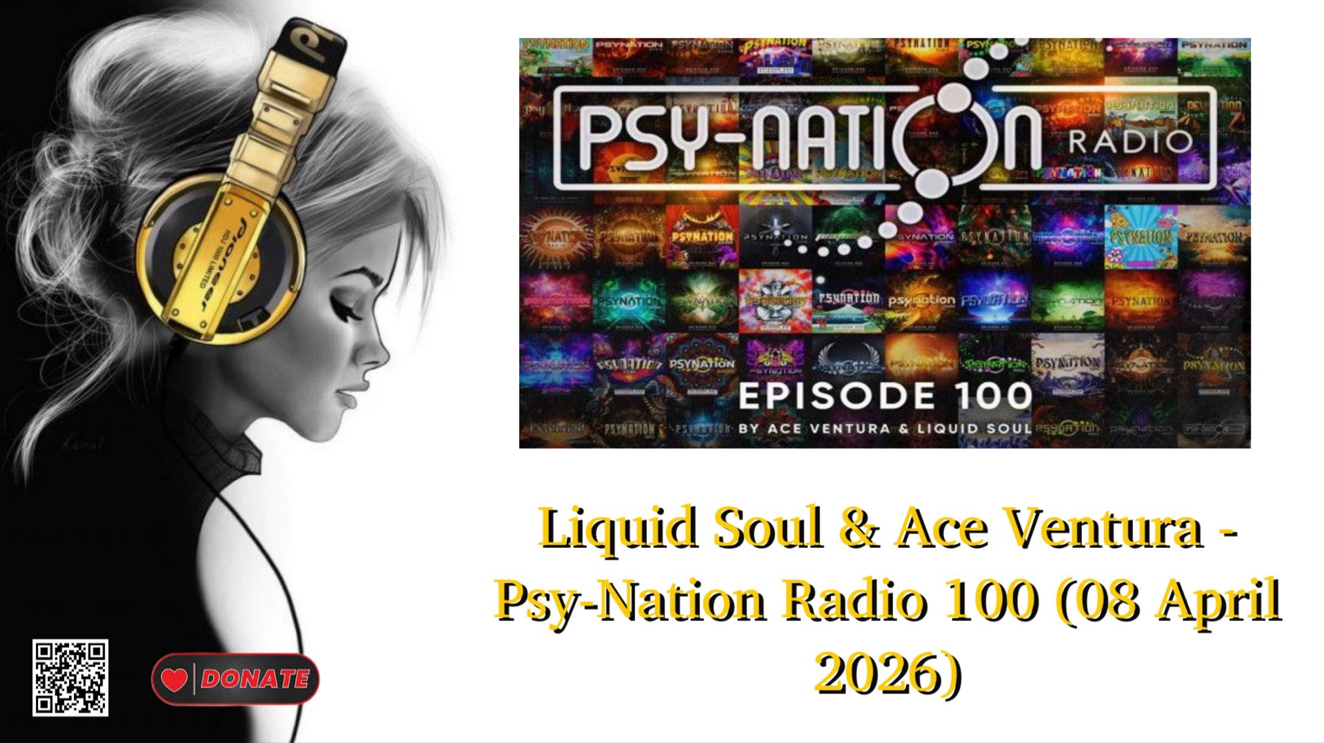 Liquid Soul & Ace Ventura - Psy-Nation Radio 100 (08 April 2026)