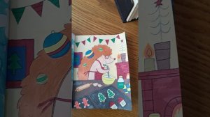 раскраска зимняя