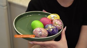 Югорчанам показали, как можно покрасить пасхальные яйца