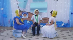 Весёлая сценка на выпускном в детском саду