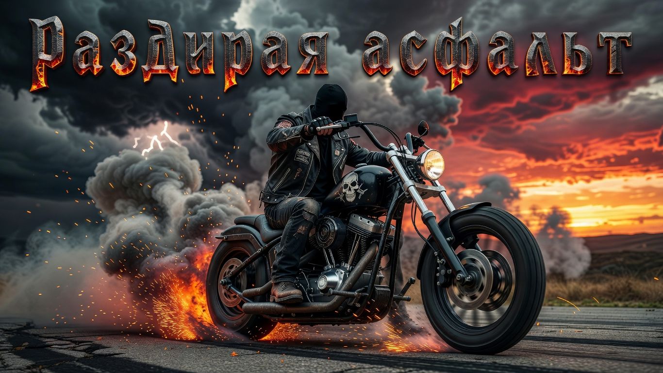 «Раздирая асфальт 🏍️💥 | Dark Country Metal Rock Клип 2026»