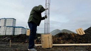 Фундамент, Свайное поле, Свайный Ростверк, поселок Северный