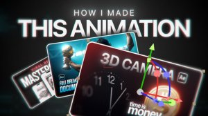 How to make motion graphics animation in after effects
