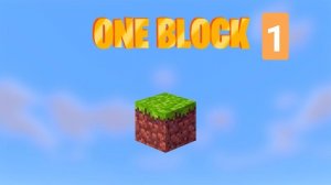 Майнкрафт, но это Один Блок. #1