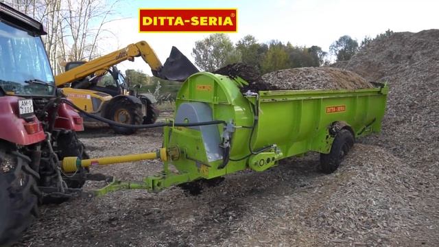 Разбрасыватель органических удобрений