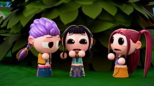 РУМИ СПАСАЕТСЯ ОТ ЦУНАМИ! K-Pop Охотницы на Демонов Huntrix анимация