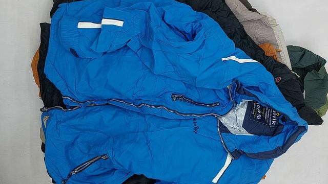 Ветровки мужские  секонд оптом 6 пак