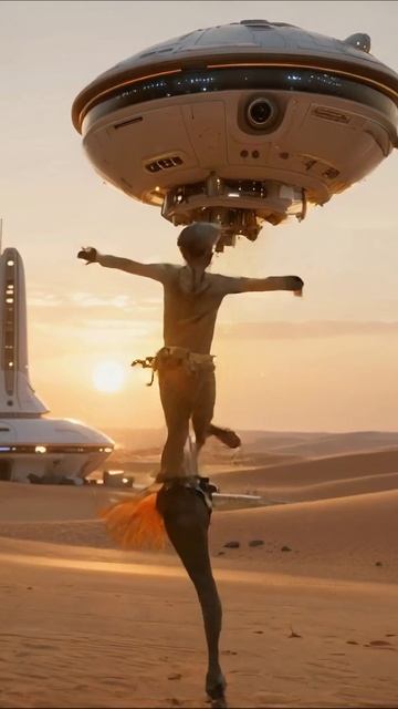 Встреча с инопланетянами: тайны пустыни #научнаяфантастика #инопланетяне #путешествия