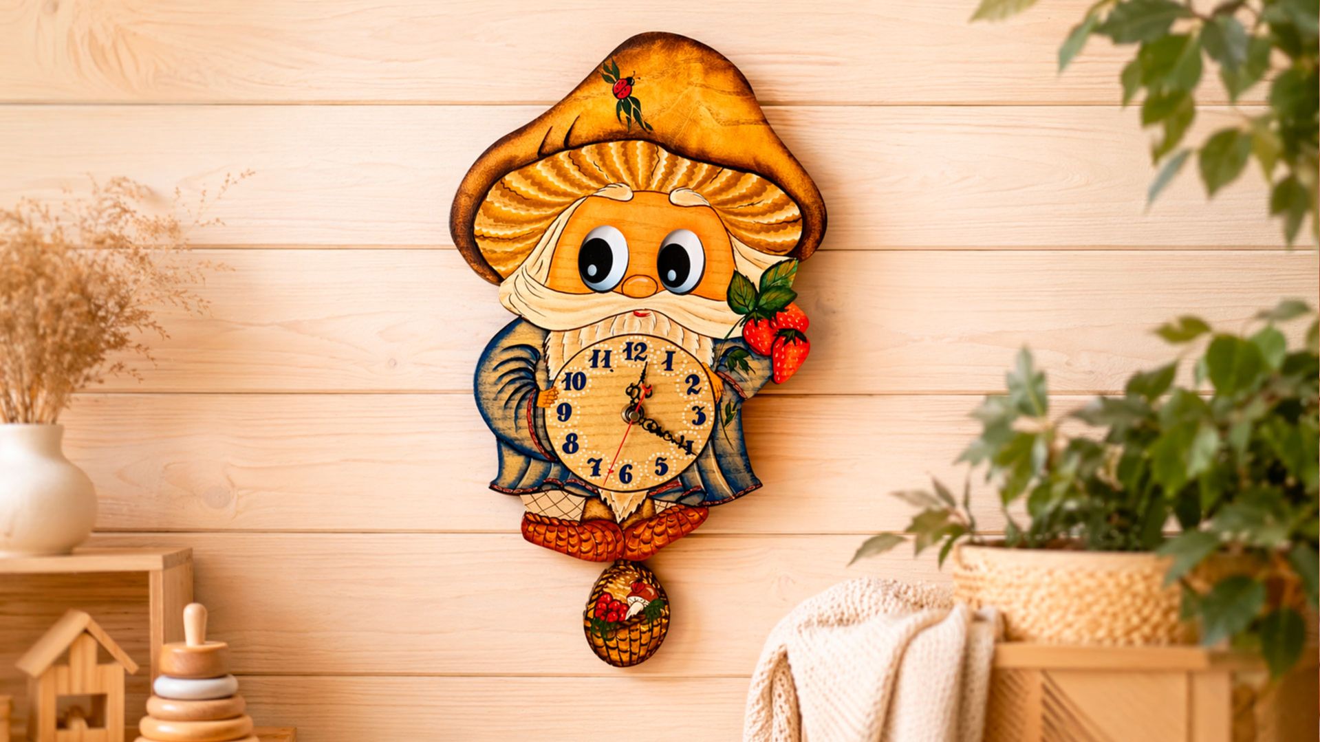 Часы - ходики настенные с маятником 