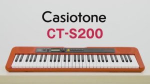 Casio CT-S200. Видеоинструкция