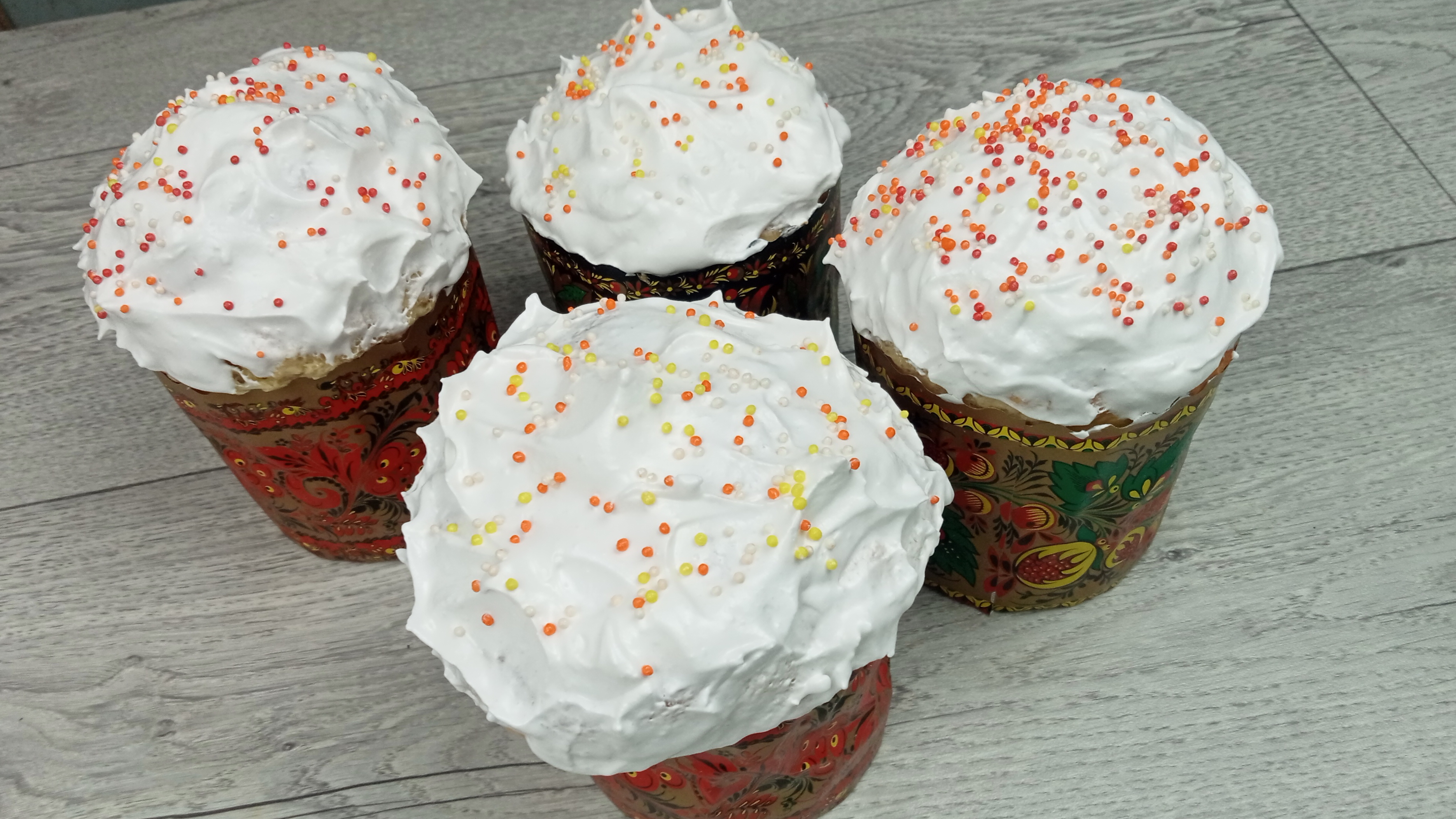 ДРОЖЖЕВЫЕ КУЛИЧИ на СМЕТАНЕ