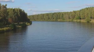 Канал имени Москвы. Свет, вода и осенние берега. 1-ый день круиза Москва-Валаам-Петербург.