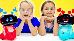 Удивительное приключение Влада и Ники с Мико  Самые умные роботы с искусственным интеллектом в мире