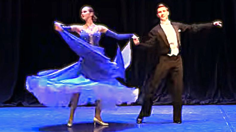 Венский вальс. Танцевальный дуэт Hold`em. #Танцы #Вальс