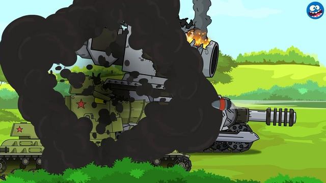 Mega tanks vs CHOO CHOO CHARLIE - cartoon about tanks