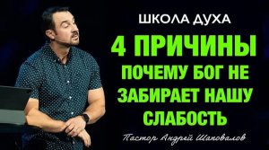 ШКОЛА ДУХА «4 причины, почему Бог не забирает нашу слабость» Пастор Андрей Шаповалов.mp4