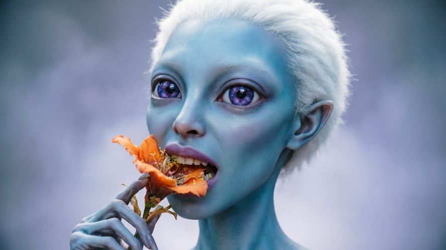 Вкусный цветок  ASMR AI