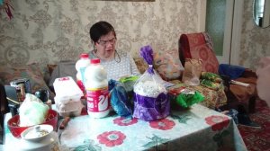 ПОЛУЧИЛИ ПЕНСИЮ, ПОТРАТИЛИ КУЧУ ДЕНЕГ. КУПИЛИ ЕДЫ к ПРАЗДНИКУ